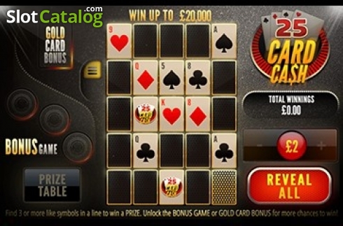 Οθόνη2. 25 Card Cash Κουλοχέρης