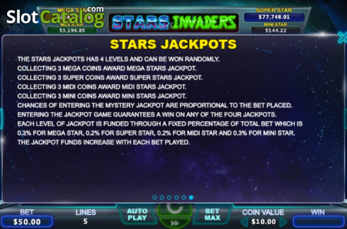 Οθόνη8. Stars Invaders Κουλοχέρης