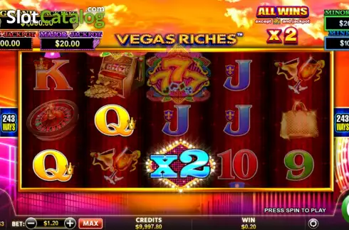 Οθόνη4. Vegas Riches Κουλοχέρης