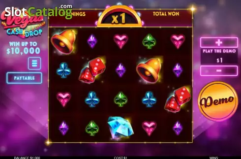 Οθόνη2. Vegas Cash Drop Κουλοχέρης
