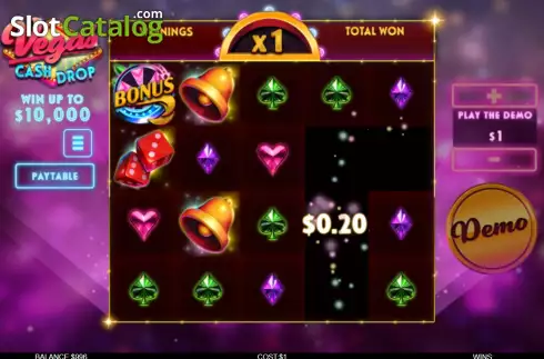 Οθόνη3. Vegas Cash Drop Κουλοχέρης