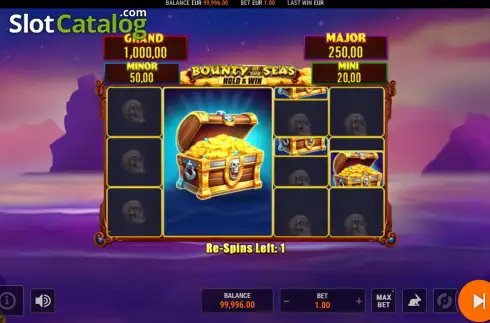 Οθόνη3. Bounty of the Seas: Hold & Win Κουλοχέρης