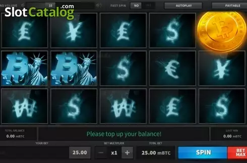 Οθόνη 2. SatoshiSlot Flash Κουλοχέρης