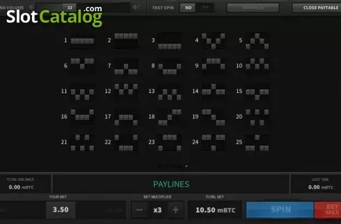 Πίνακας πληρωμών 5. SatoshiSlot Flash Κουλοχέρης