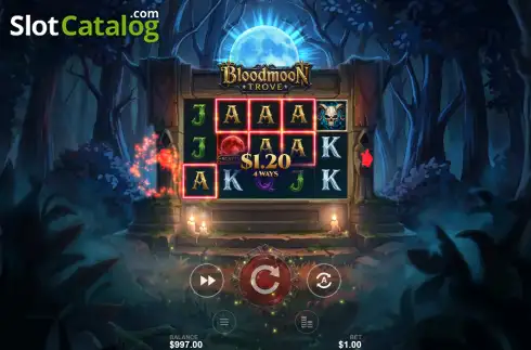 Οθόνη3. Bloodmoon Trove Κουλοχέρης