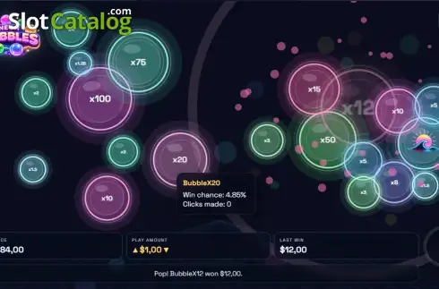 Οθόνη3. Neon Bubbles Κουλοχέρης