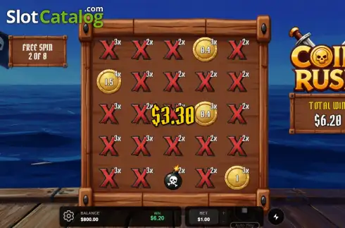 Οθόνη3. Coin Rush (Anarchy Studios) Κουλοχέρης