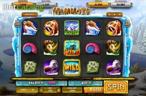 Οθόνη2. Mammoth (Betsense) Κουλοχέρης