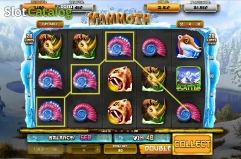 Οθόνη4. Mammoth (Betsense) Κουλοχέρης