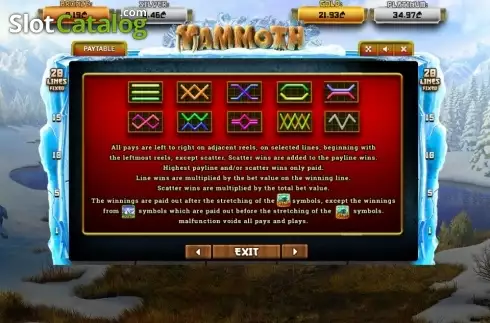 Οθόνη8. Mammoth (Betsense) Κουλοχέρης