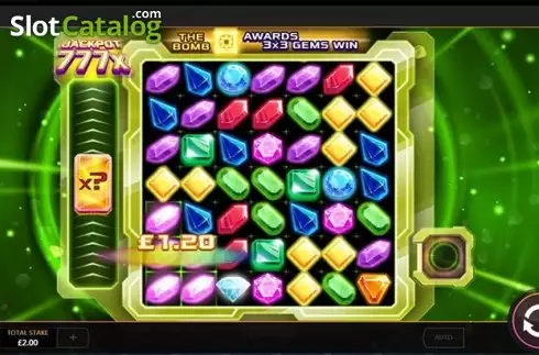 Οθόνη4. Gem Blast (Cayetano Gaming) Κουλοχέρης 