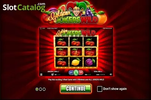 Οθόνη2. Golden Jokers Wild Κουλοχέρης
