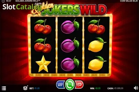 Οθόνη5. Golden Jokers Wild Κουλοχέρης
