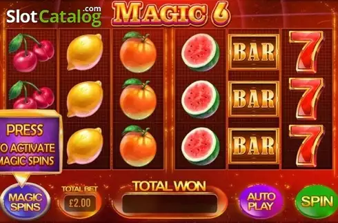 Οθόνη2. Magic 6 Κουλοχέρης