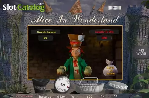 Οθόνη5. Alice in Wonderland (BetConstruct) Κουλοχέρης