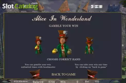 Οθόνη8. Alice in Wonderland (BetConstruct) Κουλοχέρης