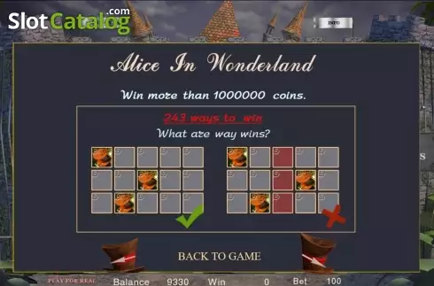 Οθόνη9. Alice in Wonderland (BetConstruct) Κουλοχέρης