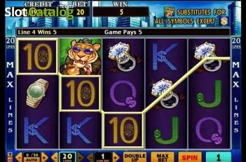 Οθόνη2. Parvenu Tiger Κουλοχέρης