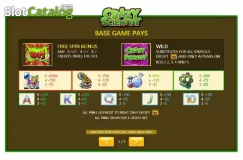 Οθόνη3. Crazy Scientist (Jumbo Games) Κουλοχέρης