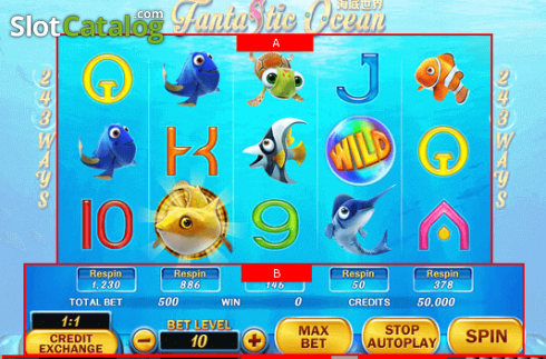 Οθόνη3. Fantastic Ocean Κουλοχέρης 