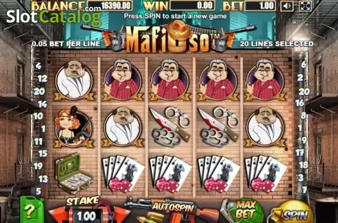 Οθόνη2. Mafioso (Allbet Gaming) Κουλοχέρης 