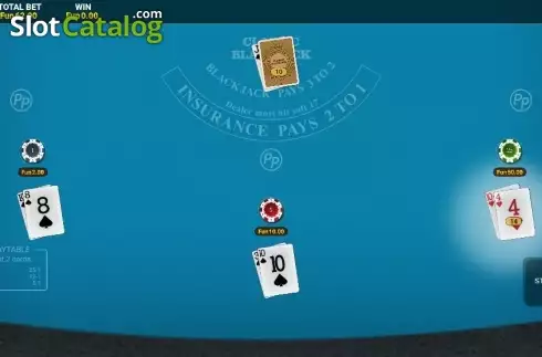Οθόνη2. Blackjack with Perfect Pairs Κουλοχέρης