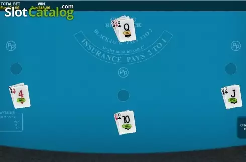 Οθόνη4. Blackjack with Perfect Pairs Κουλοχέρης
