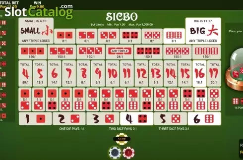 Οθόνη2. Sic Bo (OneTouch) Κουλοχέρης