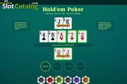 Οθόνη4. Hold’em Poker (OneTouch) Κουλοχέρης