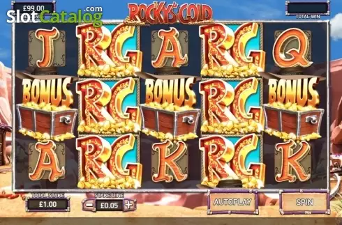 Οθόνη2. Rocky's Gold Κουλοχέρης 