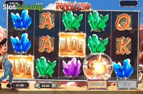 Οθόνη4. Rocky's Gold Κουλοχέρης 