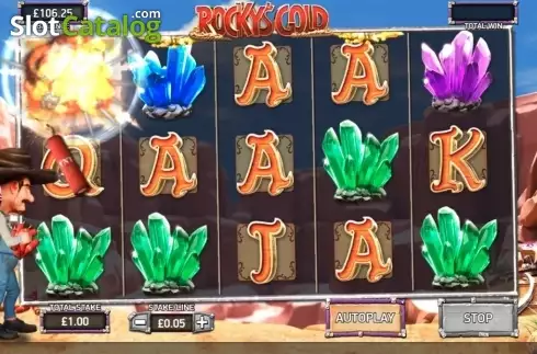 Οθόνη5. Rocky's Gold Κουλοχέρης 