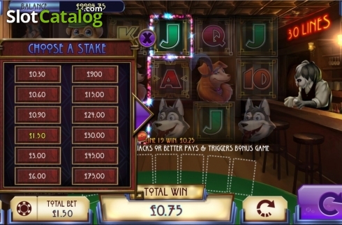 Οθόνη7. Poker Dogs Κουλοχέρης