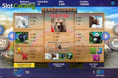 Οθόνη4. Bears Corner Κουλοχέρης