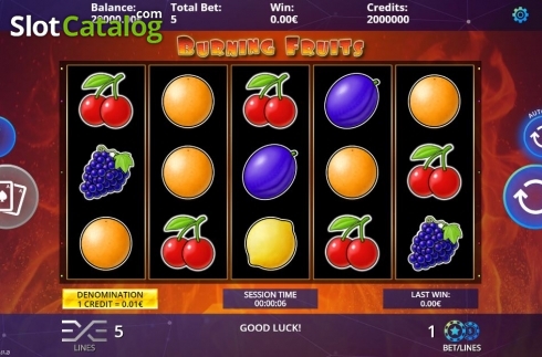 Οθόνη2. Burning Fruits (DLV) Κουλοχέρης