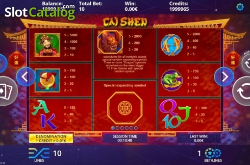 Οθόνη4. Cai Shen Κουλοχέρης 