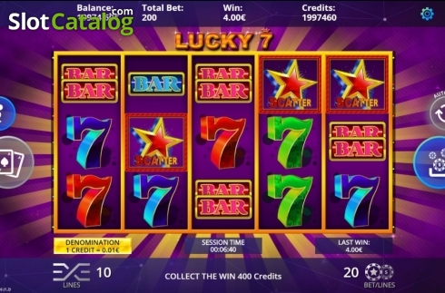 Οθόνη3. Lucky 7 (DLV) Κουλοχέρης