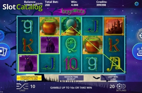 Οθόνη3. Lucky Witch (DLV) Κουλοχέρης