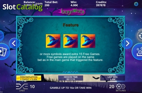 Οθόνη6. Lucky Witch (DLV) Κουλοχέρης