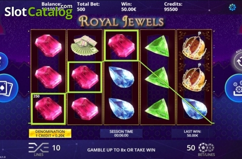 Οθόνη3. Royal Jewels (DLV) Κουλοχέρης