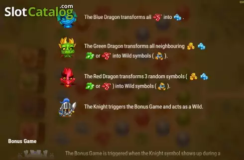 Οθόνη7. Knights & Dragons Κουλοχέρης