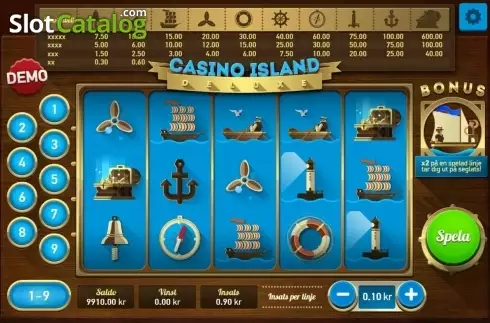 Οθόνη3. Casino Island Deluxe Κουλοχέρης 