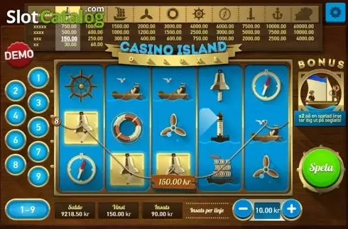 Οθόνη6. Casino Island Deluxe Κουλοχέρης 