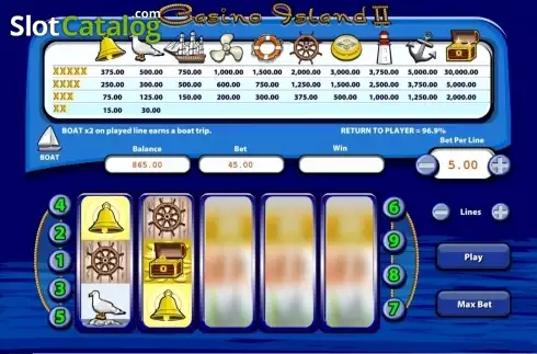 Οθόνη3. Casino Island II Κουλοχέρης