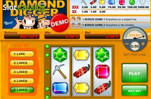 Οθόνη2. Diamond Digger (PAF) Κουλοχέρης