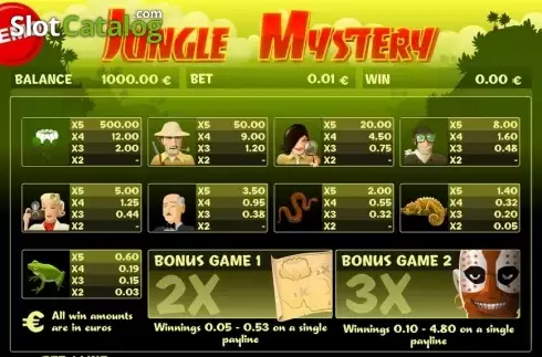 Οθόνη2. Jungle Mystery (PAF) Κουλοχέρης