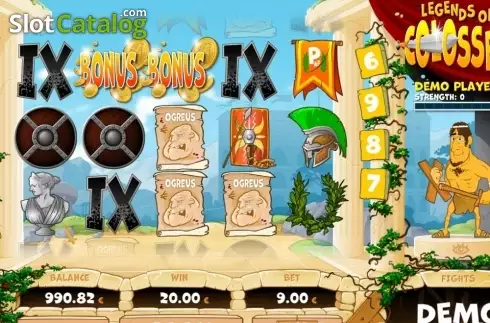 Οθόνη4. Legends of the Colosseum Κουλοχέρης