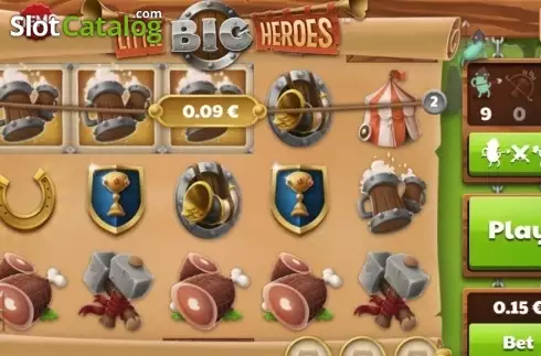 Οθόνη5. Little Big Heroes Κουλοχέρης