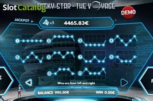 Οθόνη5. Lucky Star The Voyage Κουλοχέρης