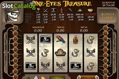 Οθόνη2. One-Eye's Treasure Κουλοχέρης